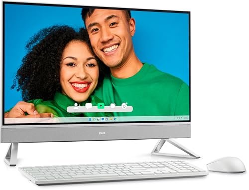 Dell Aio Inspiron 7730, Core 7-150U, 32GB,1TB SSD NVIDIA Geforce MX570A,27.0" FHD Touch Narrow Border Infinity Display Windows 11 Home+Office H&S 2021 Pearl White Cover+Molded Speaker Grill |6.99 Kgs