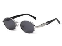Dervin Retro Oval Sunglasses for Men & Women | Metal Frame | UV400 Protection | Durable, Stylish & Trending Shades