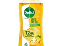 Dettol Lime Fresh Body Wash and Shower Gel for Women and Men, 250ml | Soap-Free Bodywash | 12h Odour Protection