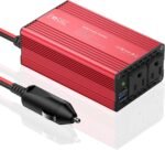 FOVAL 400W Power Inverter 12V DC to 110V AC Car Plug Adapter Outlet Converter with [65W PD USB-C] & [18W QC USB-A] Fast Charging Ports and 2 AC Outlets Car Power Inverters for Vehicles