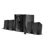 FRONTECH 4.1 Channel Speaker System | Bluetooth 5.0-60W Output, USB|BT|FM Support|LED Display, (3366 - Black)
