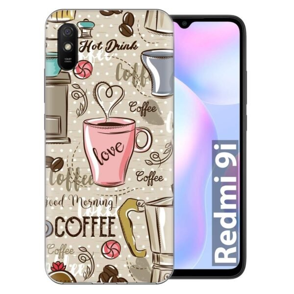Fashionury Printed Soft Silicone Designer Pouch Mobile Back Cover for Mi Redmi 9A / 9A Sport / 9i / 9i Sport case and Covers | for Boys & Girls -p035 Multi-Coloured