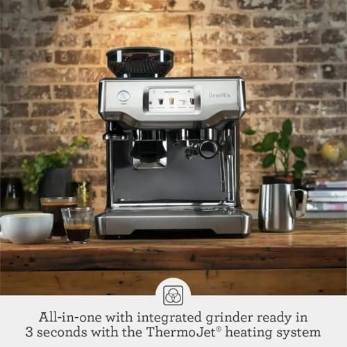 Fastlink‚Espresso Machine with Grinder & Auto Milk Frother: Create Cafe-Quality Coffee at Home with Easy Touchscreen Control