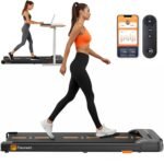 Flexnest Flexpad EZ 3HP Walking Pad Treadmill for Home Use | Compact Ultra-Slim | Smart Bluetooth App + Remote | Shock Absorption | LED Display | 9% Incline | 100kg Capacity