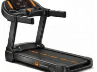 Flexnest Flextread EZ Smart Treadmill with 500+ Classes and Virtual Walks for Home Walking and Running with in-Built Bluetooth Speaker - Black (4.5HP Carbon Motor)