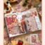 GDNK Scrapbooking Supplies Scrapebook Kit Vintage Food Diary Aesthetic Scrapbook Kit for Junk Journal Stationery Bullet A6 Grid Notebook DIY Scrapbook Birthday Gift scrapbooking kit Photo Album (Brown Food Diary)