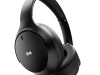 GOBOULT Q Over Ear Bluetooth Headphones with 70H Playtime, 40mm Bass Drivers, Zen™ ENC Mic, Type-C Fast Charging, 4 EQ Modes, Made in India, IPX5 Headphones Wireless with mic (Jet Black)