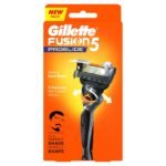 Gillette Fusion 5 Proglide, Shaving Razor For Men| 3D Flexi Head That Adjusts To Your Face | With Beard Shaping Back Blade | 5 Blades For Your Perfect Shave | Styling Back Blade For Your Perfect Shape