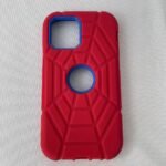 Grifobes Case for iPhone 12, Phone case iPhone 12 Pro for Boys Men, Thick Silicone 3-in-1, Heavy Duty Shockproof Rugged Rubber Protective Apple iPhone 6.1 inch 2020 Cover for Kids Children, Red+Blue