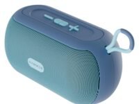 HAMMER Wave 10W Bluetooth Speaker Up to 8 Hours Playtime, TWS Function, Made in India, Built-in Mic, BTv5.4, USB Port, Type-C Interface Wireless Bluetooth Speaker with Hanging Loop (Blue)