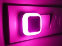 HOARD 0.5W Led Plug in Smart Night Lamp with, Automatic Sensor -(Pink) Pack of 1