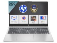 HP 15, AMD Ryzen 3 7320U (8GB LPDDR5, 512GB SSD) FHD, Anti-Glare, Micro-Edge, 15.6"/39.6cm, Win 11, Office 21, Silver, 1.59kg, fc0154AU, AMD Radeon Graphics, 1080p FHD Camera Laptop