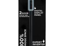 Haier 602L 3Star 2 Door Side by Side Frost Free Refrigerator|100% Convertible|Expert Inverter Technology|Digital Display Panel|Triple Twist Ice Maker|Deo Fresh Technology (HRS-682KS, Black Steel)