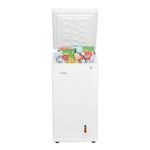 Haier HCF100HTQ - Single Door Hard Top Deep Freezer, Net Storage Volume 66 litres, White