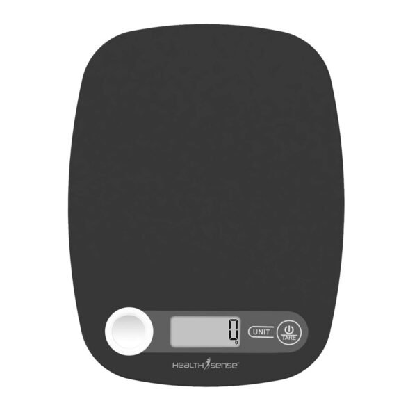 HealthSense Weight Machine for Kitchen, Kitchen Food Weighing Scale for Health, Fitness, Home Baking & Cooking with Hanging Design, Touch Button, Tare Function & 1 Year Warranty – Chef-Mate KS 40