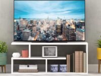 Heera Moti Sample TV Stand Entertainment Center Unit for Decorative Furniture Standard, Upto 43 Inch (White)