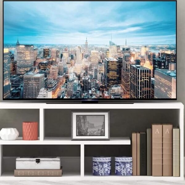 Heera Moti Sample TV Stand Entertainment Center Unit for Decorative Furniture Standard, Upto 43 Inch (White)