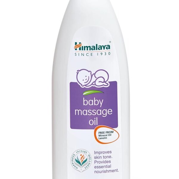 Himalaya Baby Massage Oil for Strong bones & muscles – 200ml | No.1 Doctor Prescribed