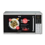 IFB 20L Grill Microwave Oven with 61 Standard Cook Menus (20PG4S, Silver, Multi-Stage Cooking, Steam Clean, Weight Defrost, Child Safety Lock, Micro + Grill Combi-cook)