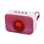 INVICTO A011 5W Wireless Bluetooth Portable Speaker with Supporting Carry Handle, USB, SD Card, AUX, FM & Call Function Upto 4hrs Playtime