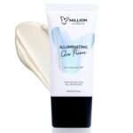 Illuminating Strobe Cream for Face | Gold Strobe Cream + Primer + Face Highlighter | Hydrating Makeup Base with SPF |Infused With Niacinamide, Hyaluronic Acid, Jojoba Oil & Shea Butter for Radiant Skin 30ml