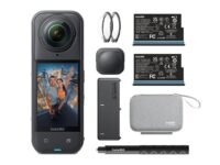 Insta360 X5 Essentials Bundle - Waterproof 8K 360° Action Camera, Leading Low Light, Invisible Selfie Stick Effect, Rugged and Replaceable Lens, 3-Hour Battery, Built-in Wind Guard, Stabilization
