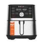 Instant Vortex Plus 6L Air Fryer, 6-in-1 with 360° EvenCrisp Technology, Touch Control Panel, Uses 95% Less Oil, Air Fry, Roast, Grill, Bake, Reheat & Dehydrate, 1500W, PFOA-Free & BPA-Free, 230V