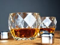 Italian Premium Glassware Whiskey Glass Set 6 Crystal Whiskey Glasses Set for Men - Drinking Glasses for Bourbon, Scotch, Rum, Cocktail Glasses, Liquor and Water 300 ml (300 ml, 6)