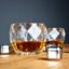 Italian Premium Glassware Whiskey Glass Set 6 Crystal Whiskey Glasses Set for Men - Drinking Glasses for Bourbon, Scotch, Rum, Cocktail Glasses, Liquor and Water 300 ml (300 ml, 6)