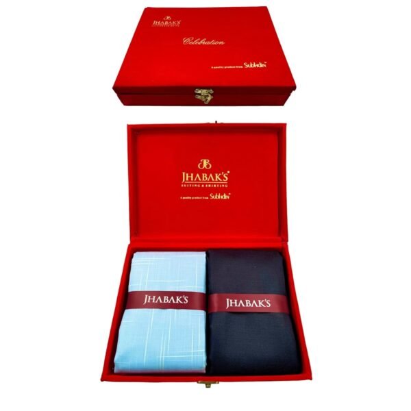 JHABAK'S Premium Cotton Linen Shirt and Trouser Fabric - Cotton Blend Material - 2.25m Shirt Cloth - 1.20m Pant