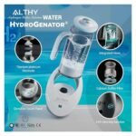 KKKMart Water Filter System Hydrogen Water Pitcher Generator Machine Jug Bottle SPE&PEM Technology. Balanced Purified Water PH Calcium Sulfite Filter(E-U_100-240V)