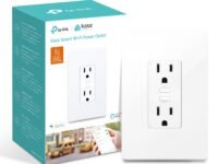 Kasa Smart Plug KP200, In-Wall Smart Home Wi-Fi Outlet Works with Alexa, Google Home & IFTTT, No Hub Required, Remote Control, ETL Certified , White, 1 Pack