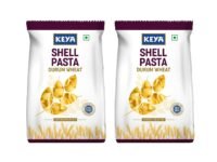 Keya No Maida 100% Durum Wheat Shell Pasta 400gm, Pack 2