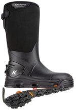 Korkers Men's Snow Boots, Black, 12