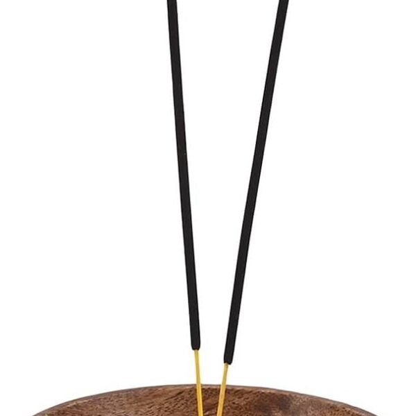 Kundi Premium Incense Stick Holder Bowl | Wooden Ash Catcher Bowl for Puja, Meditation, Aromatherapy & Relaxation | 5 x 5 Inch
