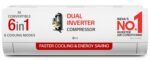 LG 1 Ton 5 Star DUAL Inverter Split AC (Copper, AI Convertible 6-in-1 with VIRAAT Mode, Faster Cooling & Energy Saving, 4 Way Swing, HD Filter with AntiVirus Protection, US-Q14YNZE, White)