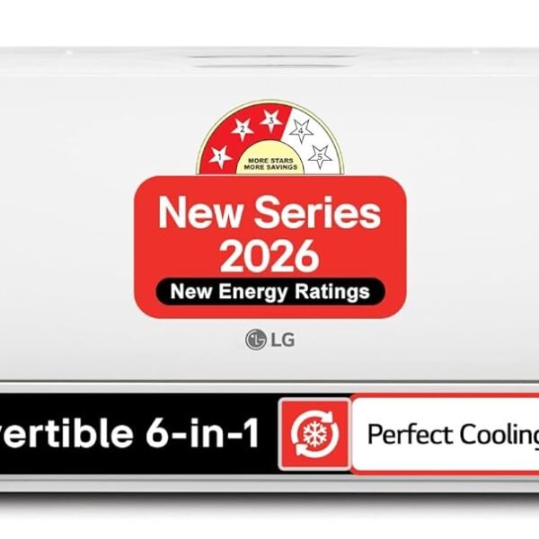 LG 1.5 Ton 3 Star Smart Inverter Split AC (Copper, AI Convertible 6-in-1, Faster Cooling & Energy Saving, Diet Mode+, HD Filter with Anti-Virus Protection, Him Clean, New BEE Rated, AS-Q18JNXE, White)