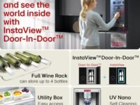 LG 630 L, Frost-Free, Inverter, Wi-Fi Convertible, InstaView Door-In-Door, Side-By-Side Refrigerator with Ice and Water Dispenser (GL-X257AMC3, Matte Black, Door Cooling+ with Hygiene Fresh+)