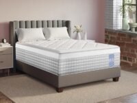 LOOM & NEEDLES 75x60x10 Inches Queen Size Mattress | Hybrid Latex Pocket Spring Mattress | Zero Gravity Partner Disturbance | 5 Zoned Euro Top 7 Layer Medium Firm Memory Gel Foam Eurotop Mattresses