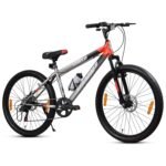 Leader Vivid Creto 26T Multispeed 7 Speed Cycle for Men with Front Suspension & Dual Disc Brakes | Gear Bicycle for Boys & Girls | Ideal for 10+ Years (Frame: 18 Inches) Mountain Bike