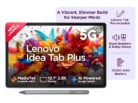 Lenovo Idea Tab Plus with Pen |Wifi + 5G|12.1" 2.5K Display, 800nits Peak Brightness|12GB RAM + 256GB ROM (Expandable upto 2TB)|MediaTek Dimensity 6400| 10200mAh|4 Speakers with Dolby Atmos| Luna Grey