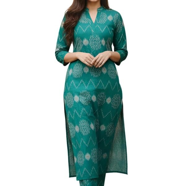 Leriya Fashion Kurta Sets for Woman | Co ord Set for Women Stylish | Sleeveless Printed Kurtis | Dress for Woman | Comfortable Outfit for Office Look | Daily Summer Travel & Festive Dress