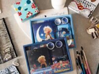 Levin 1 Box Vintage Fantasy Girl Scrapbook Set Vintage Journaling Supplies, Scrapbook Paper Kit Aesthetic Floral & Vintage Elements, Washi Tape, Stickers, Material Papers, PET Stickers for Junk Journals Planner Retro Craft