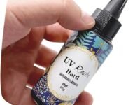 Levin UV Resin Clear Hard,UV Jewelry Resin Glue Sunlight Ultraviolet Curing Resin Crystal Liquid for DIY/Kids Craft Jewelry Making Supplies Mold Not Included (60G)