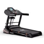 Lifelong LLTM154 Fit Pro 4.5 HP Peak Motorised with Massager, LCD Display, Max Speed 14km/hr| Max User Weight 110Kg, Manual Incline, Treadmill for Home (Free Call Installation Assistance)