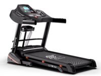 Lifelong LLTM154 Fit Pro 4.5 HP Peak Motorised with Massager, LCD Display, Max Speed 14km/hr| Max User Weight 110Kg, Manual Incline, Treadmill for Home (Free Call Installation Assistance)