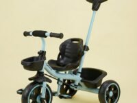 Lifelong Trike Cycle for Kids 2-5 Years - Tricycles for Boy & Girl - Baby - Bicycle for Kids - 3 EVA Wheels, & Basket for Toys -Durable Tricycle 30 kg Capacity(Blue/Black)