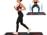 Lifelong Walking Pad Treadmill for Home| 4 HP Peak Motorised Treadmill with Vibration Plate | 3-in-1 Function with Walking, Jogging & 4 Vibration Massage Modes| LED Display | Supports 120kg