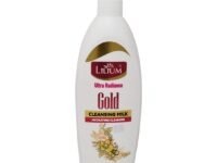 Lilium Herbal Gold Cleansing Milk 500 ml, Ultra Radiance, Hydrating, Anti-Aging, Nourishing, Moisturizing, Skin Brightening & Soothing, Even Skin Tone, Make up Remover, All Skin Types