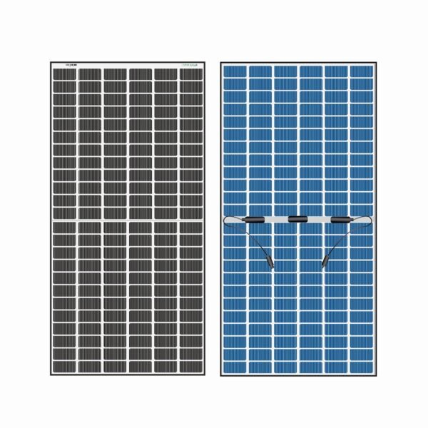 Loom Solar Panel Shark 575W TOPCon Bifacial, Non DCR, N-Type, Dual Glass Black Frame Panel, 144 Cells Half-Cut, IP68 Rated, BIS Certified, Efficiency 22.30%, Performance Warranty 25 Years (Pack of 2)